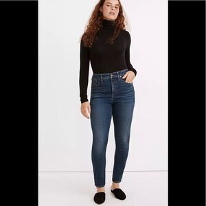 Madewell Tall Curvy High-Rise Skinny Jeans in Lanette Wash